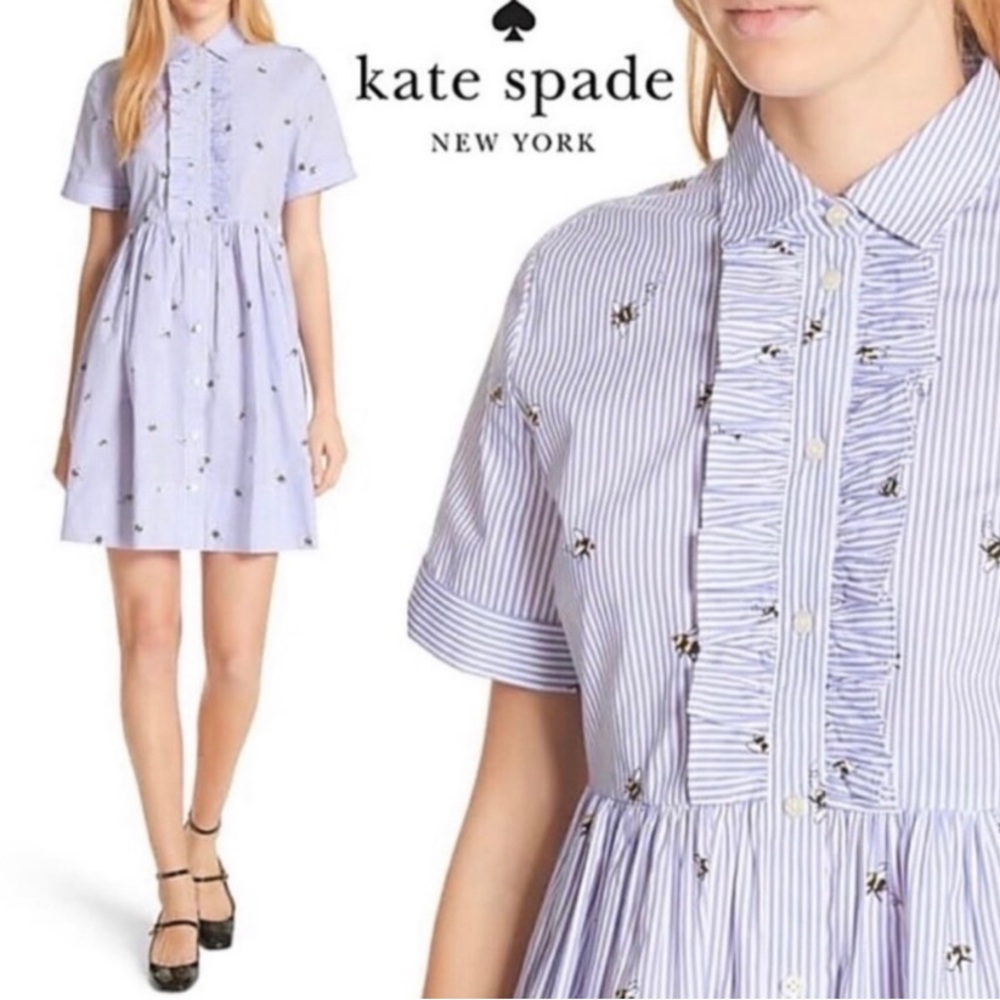 Kate Spade Abuzz Poplin Dress size Small